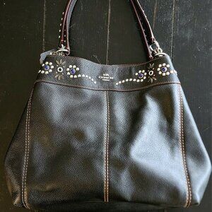 Coach Hobo / Saddlebag 3 Chamber Purse As New